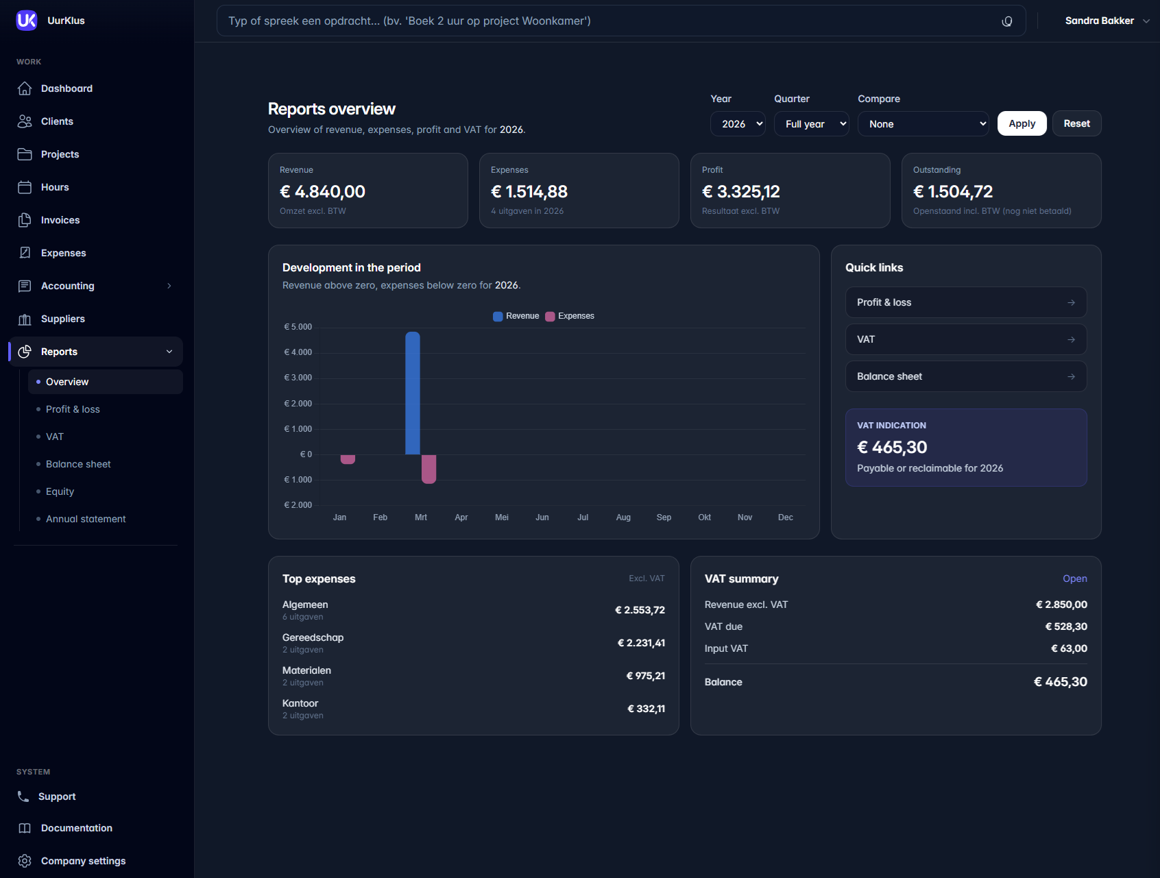 UurKlus screenshot
